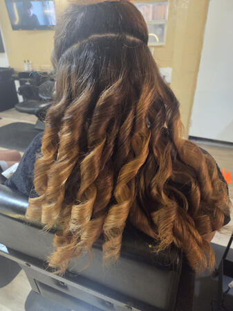 Silk press &amp; curl